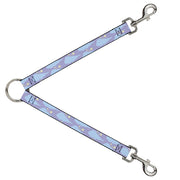 Dog Leash Splitter - Cloudy/Starry Sky Lavender/Blue/Yellow Dog Leash Splitters Buckle-Down   