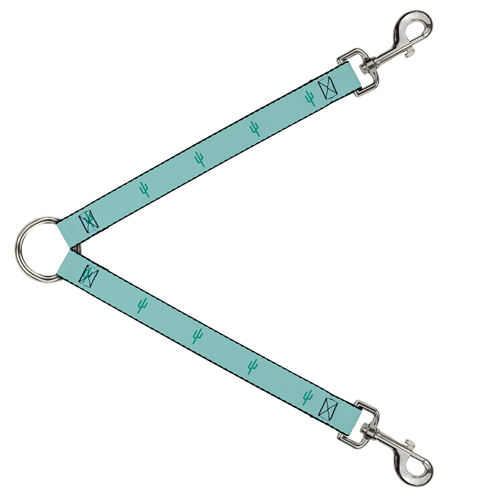 Dog Leash Splitter - Cacti1 Aqua Blues Dog Leash Splitters Buckle-Down   