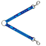 Dog Leash Splitter - CALIFORNIA REPUBLIC/Bear/Stars Silhouette Blues Dog Leash Splitters Buckle-Down   