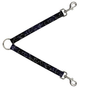 Dog Leash Splitter - Constellations-14 Galaxy/White Dog Leash Splitters Buckle-Down   