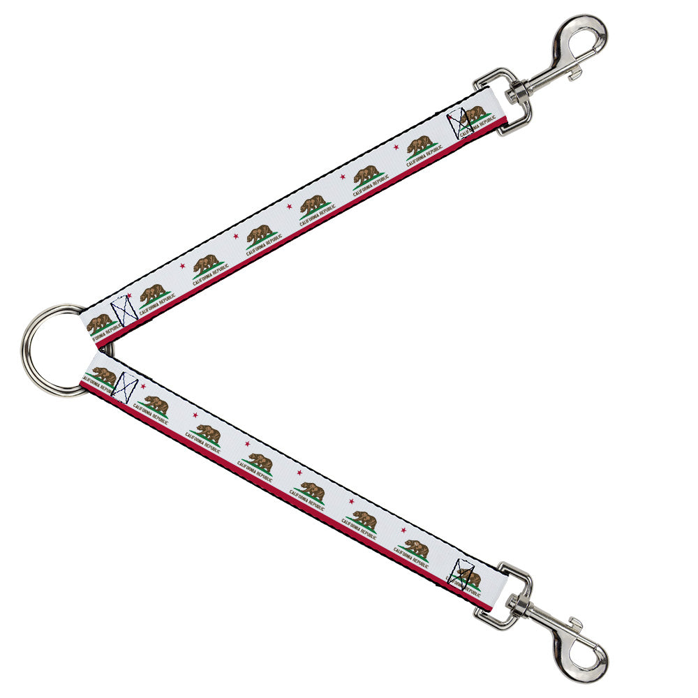 Dog Leash Splitter - California Flag Continuous Dog Leash Splitters Buckle-Down   