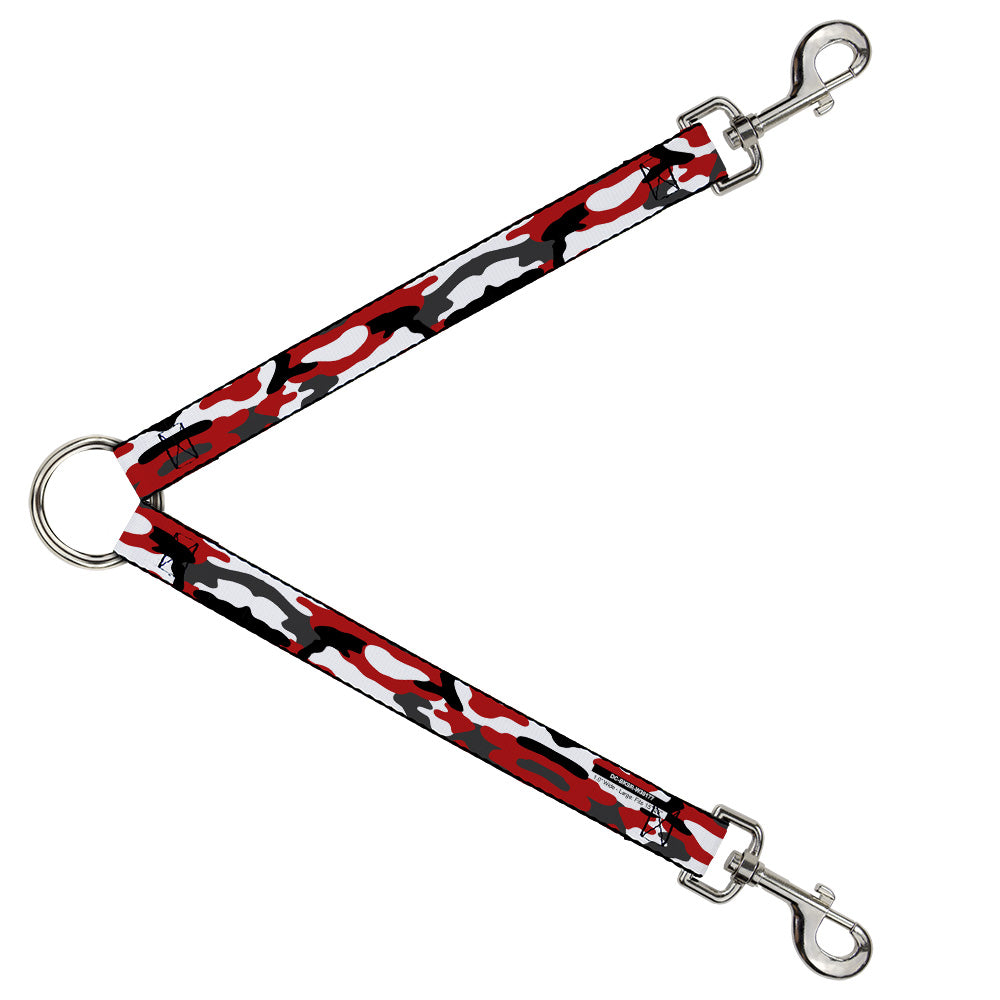 Dog Leash Splitter - Camo Red Black Gray White Dog Leash Splitters Buckle-Down   