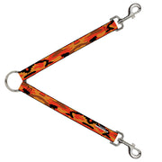 Dog Leash Splitter - Camo Oranges Black Dog Leash Splitters Buckle-Down   