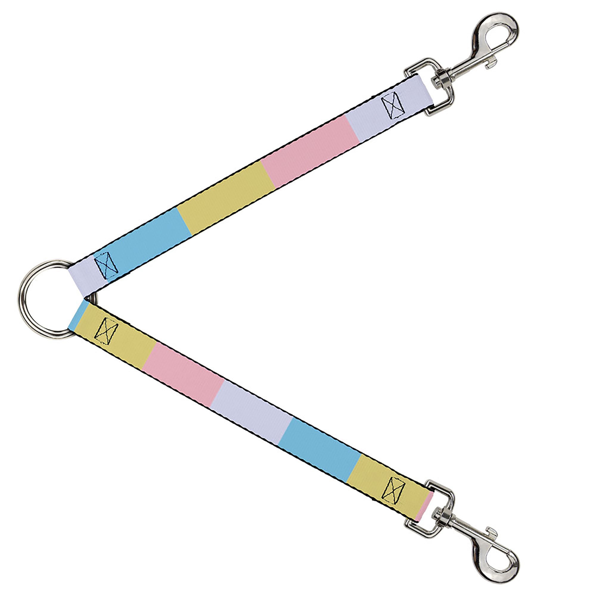 Dog Leash Splitter - Summer Essentials Color Block 6 Dog Leash Splitters Buckle-Down   