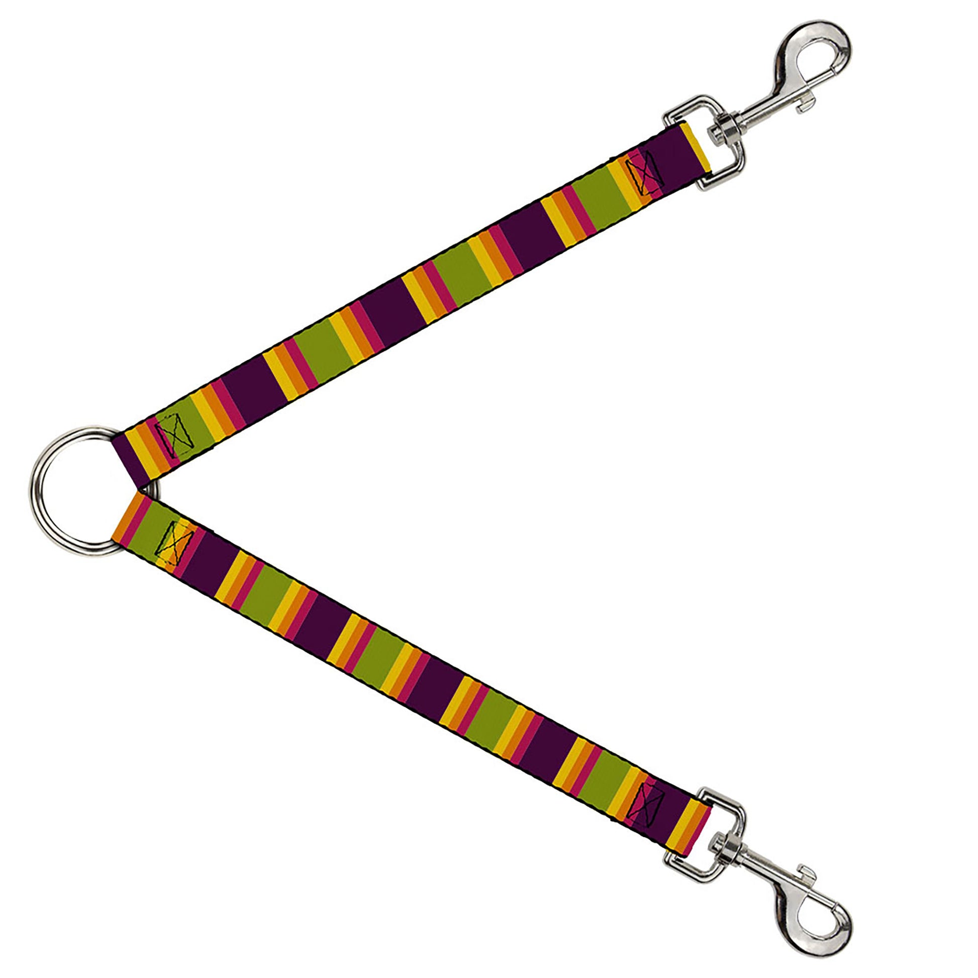 Dog Leash Splitter - Summer Essentials Color Block 7 Dog Leash Splitters Buckle-Down   