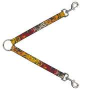 Dog Leash Splitter - Swirl Mix Gray/Multi Color Dog Leash Splitters Buckle-Down   