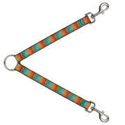 Dog Leash Splitter - Scribble Zarape Fade Brown/Multi Color Dog Leash Splitters Buckle-Down   