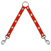 Dog Leash Splitter - Flash Logo Red/White/Yellow Dog Leash Splitters DC Comics   
