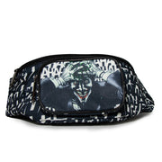Fanny Pack - Joker The Killing Joke Holding Head Pose HAHAHA White Black Fanny Packs DC Comics   