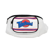 Fanny Pack - Space Jam TUNE SQUAD Logo Stripe White Red Blue Fanny Packs Looney Tunes   