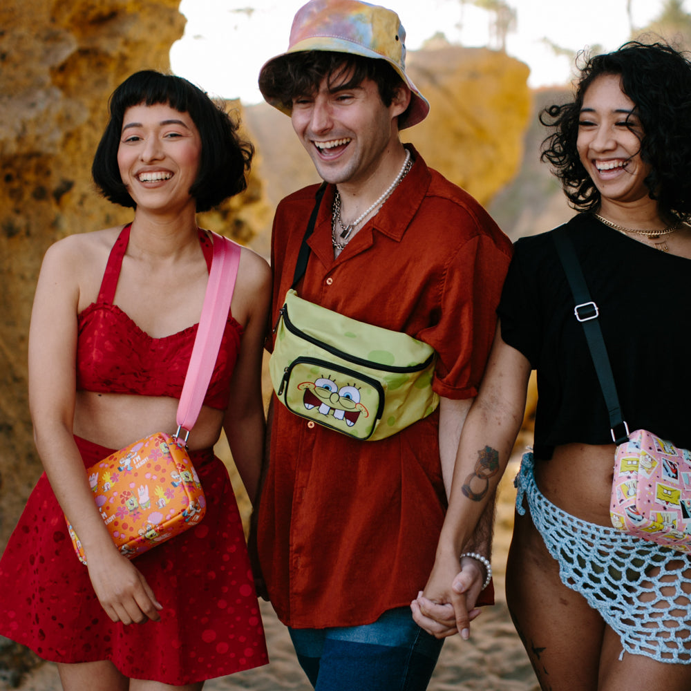 Fanny Pack - SpongeBob SquarePants Nervous Smile Face Fanny Packs Nickelodeon   