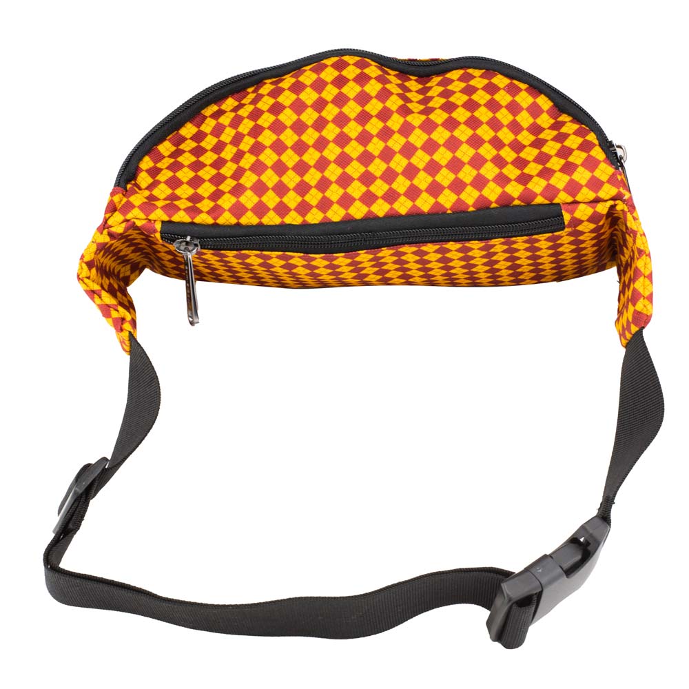 Fanny Pack - Harry Potter Gryffindor Lion with Shield Argyle Gold Burgundy Fanny Packs Harry Potter