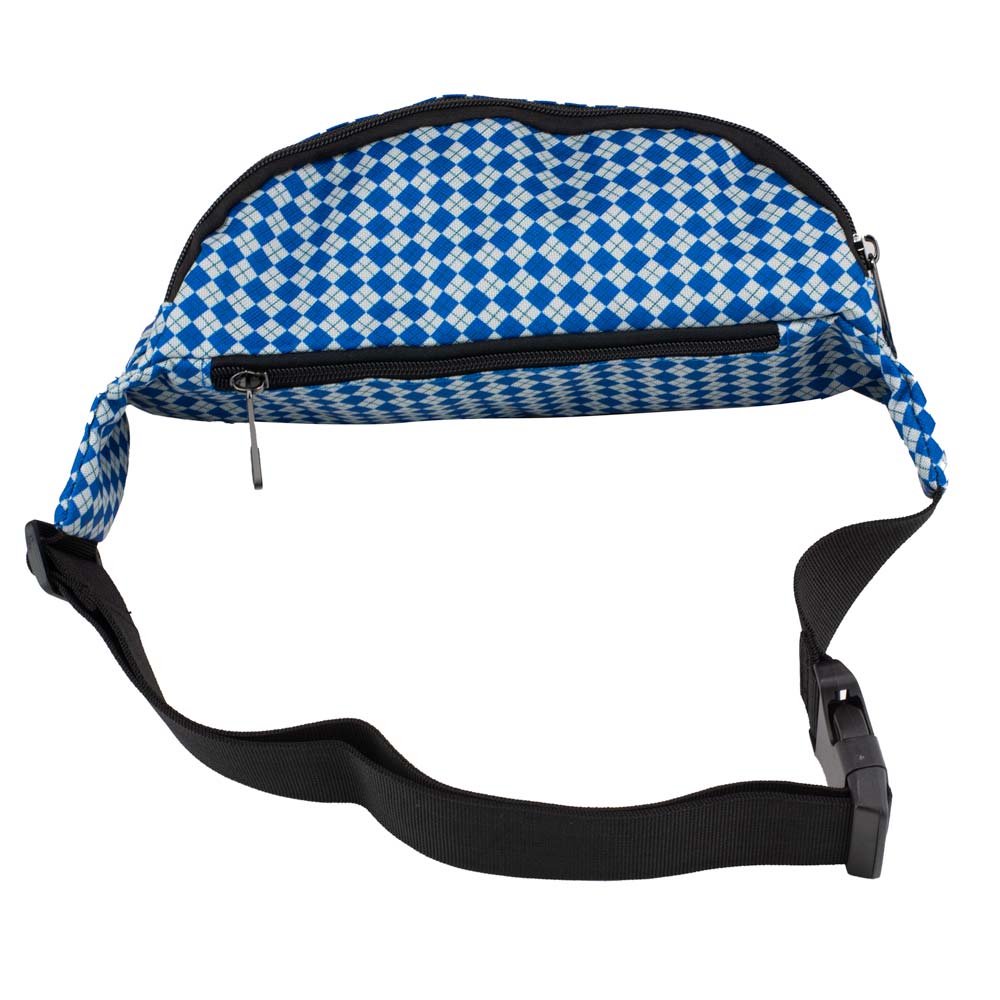 Fanny Pack - Harry Potter Ravenclaw Eagle with Shield Argyle Gray Blue Fanny Packs Harry Potter