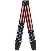 Guitar Strap - Americana Rustic Stars & Stripes Guitar Straps Buckle-Down   