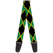 Guitar Strap - Jamaica Flags Guitar Straps Buckle-Down   