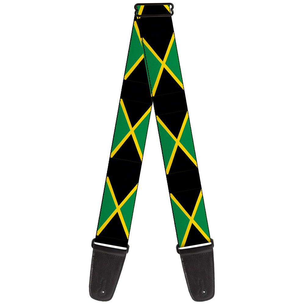 Guitar Strap - Jamaica Flags Guitar Straps Buckle-Down   