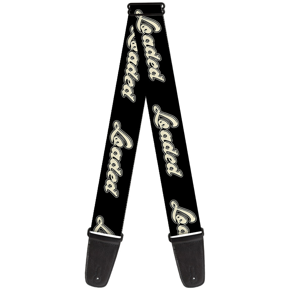 Guitar Strap - LOADED Script Black/TBD Guitar Straps Buckle-Down   