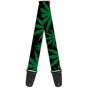 Guitar Strap - Marijuana Leaf Close-Up Guitar Straps Buckle-Down   