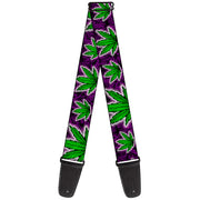 Guitar Strap - Marijuana Haze Purple Guitar Straps Buckle-Down   