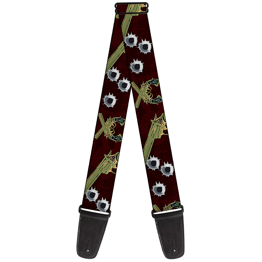 Guitar Strap - Revolvers Purple/Green Guitar Straps Buckle-Down   