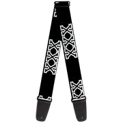 Guitar Strap - XXX Black/White Guitar Straps Buckle-Down   