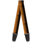 Guitar Strap - Bullets2 Orange/Black Guitar Straps Buckle-Down   