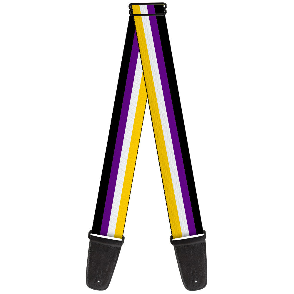 Guitar Strap - Flag Non-Binary Stripe Guitar Straps Buckle-Down   