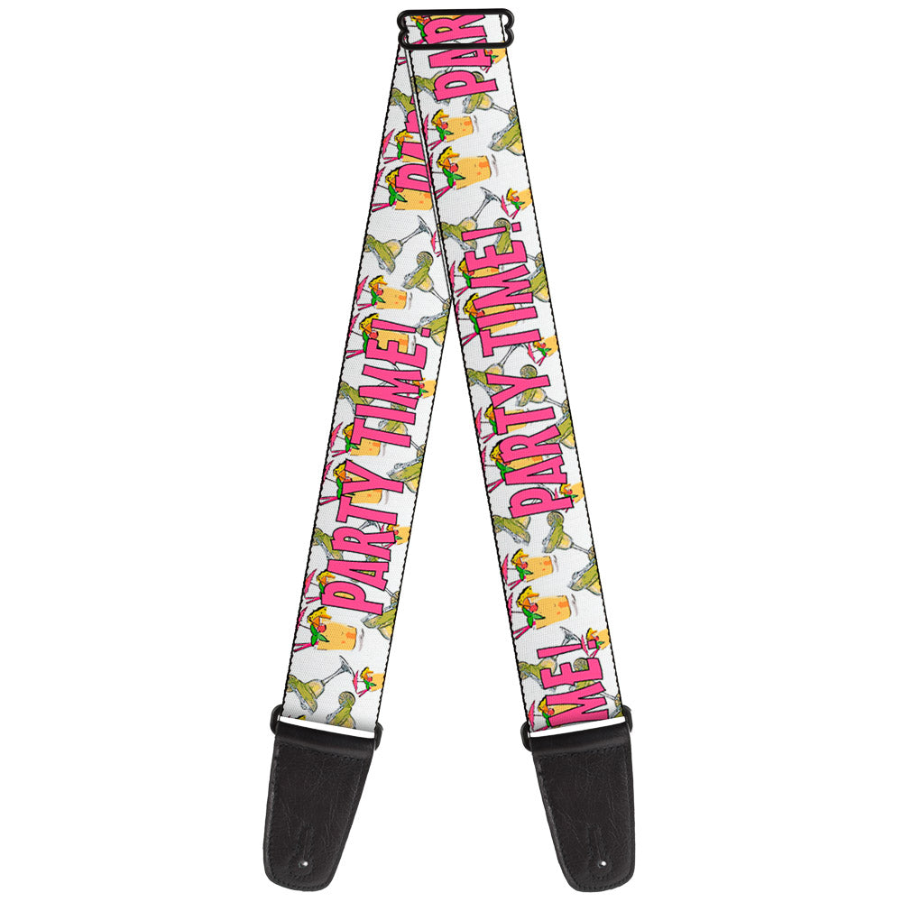 Guitar Strap - PARTY TIME! w/Drinks Guitar Straps Buckle-Down   