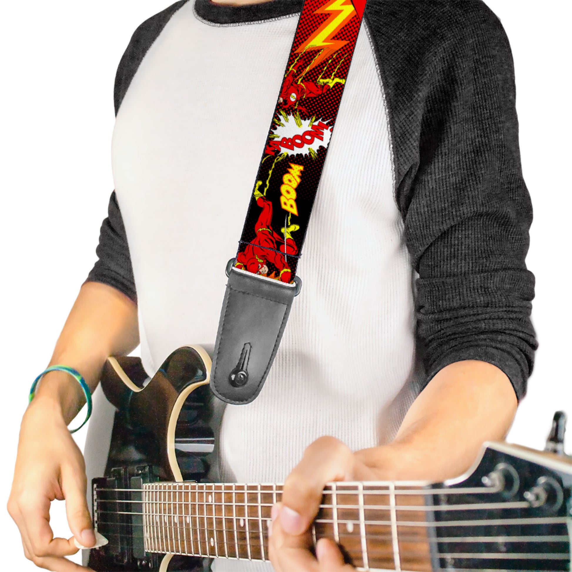 Guitar Strap - The Flash BOOM-KABOOM! Guitar Straps DC Comics   