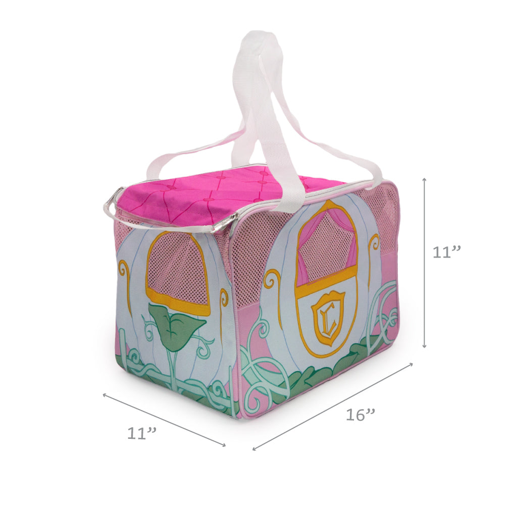 Buckle-Down Pet Carrier - Cinderella Pumpkin Carriage Pet Carriers Disney   