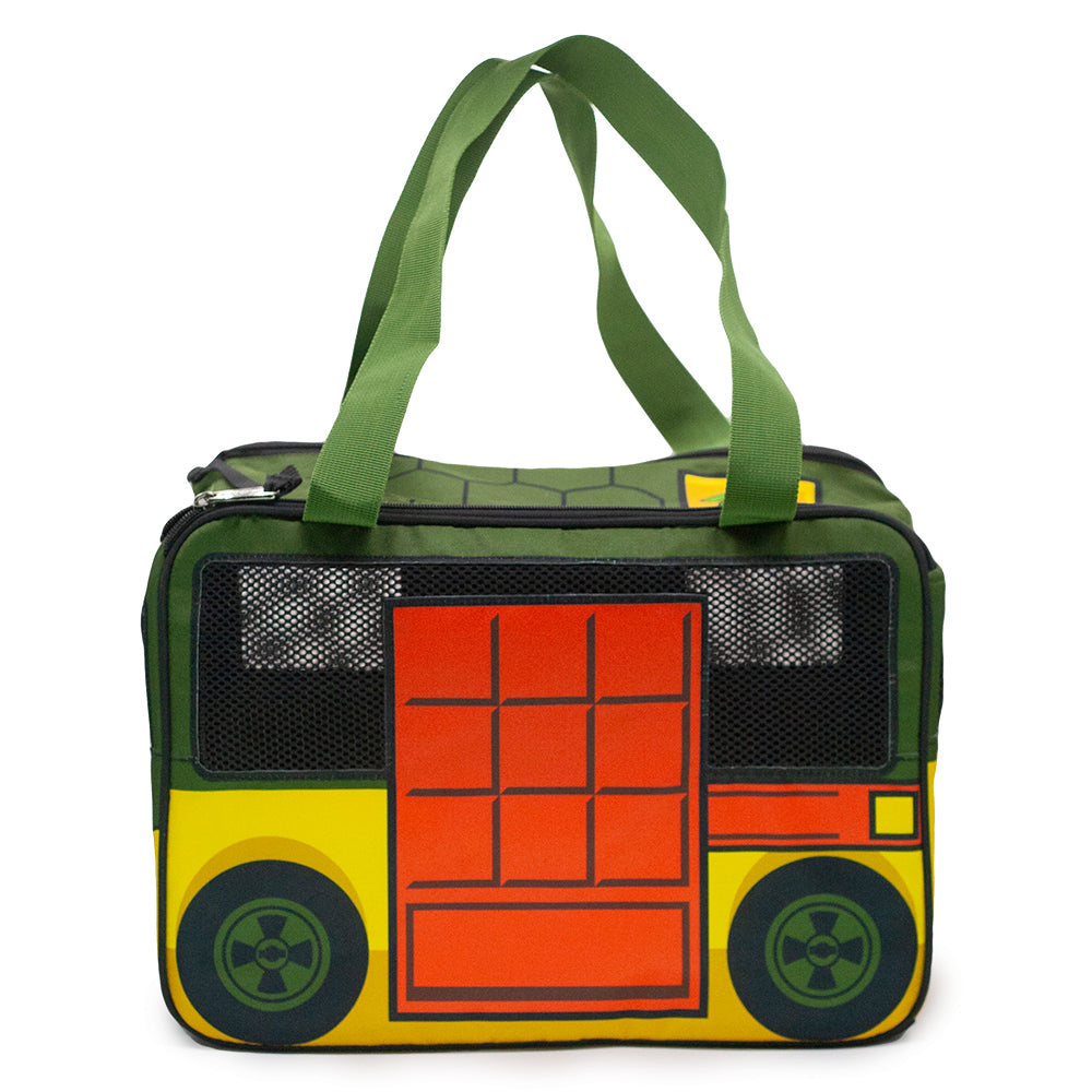 Buckle-Down Pet Carrier - TEENAGE MUTANT NINJA TURLES Party Wagon Turtle Van Pet Carriers Nickelodeon   