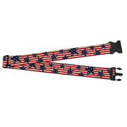 Luggage Strap - 2.0" - Americana Stars & Stripes Red/White/Blue/White Luggage Straps Buckle-Down   