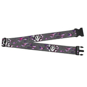 Luggage Strap - 2.0" - Girlie Skull Gray Luggage Straps Buckle-Down   
