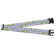 Luggage Strap - 2.0" - Madras Plaid Pink Luggage Straps Buckle-Down   