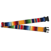 Luggage Strap - 2.0" - Zarape2 Vertical Multi Color Stripe Luggage Straps Buckle-Down   