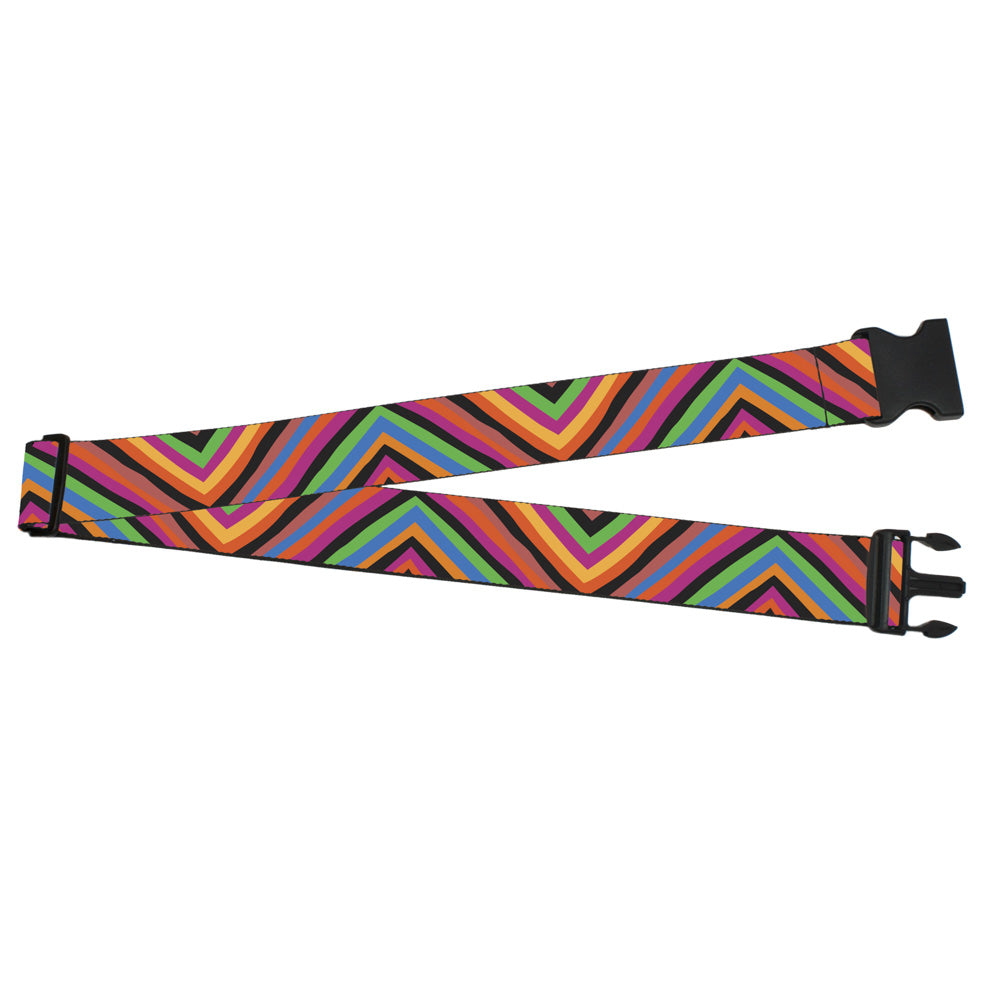 Luggage Strap - 2.0" - Diamond Freehand Multi Color Luggage Straps Buckle-Down   