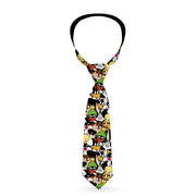 Necktie Standard - Looney Tunes 6-Character Stacked Collage Neckties Looney Tunes   