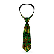 Necktie Standard - Camo Olive Neckties Buckle-Down   