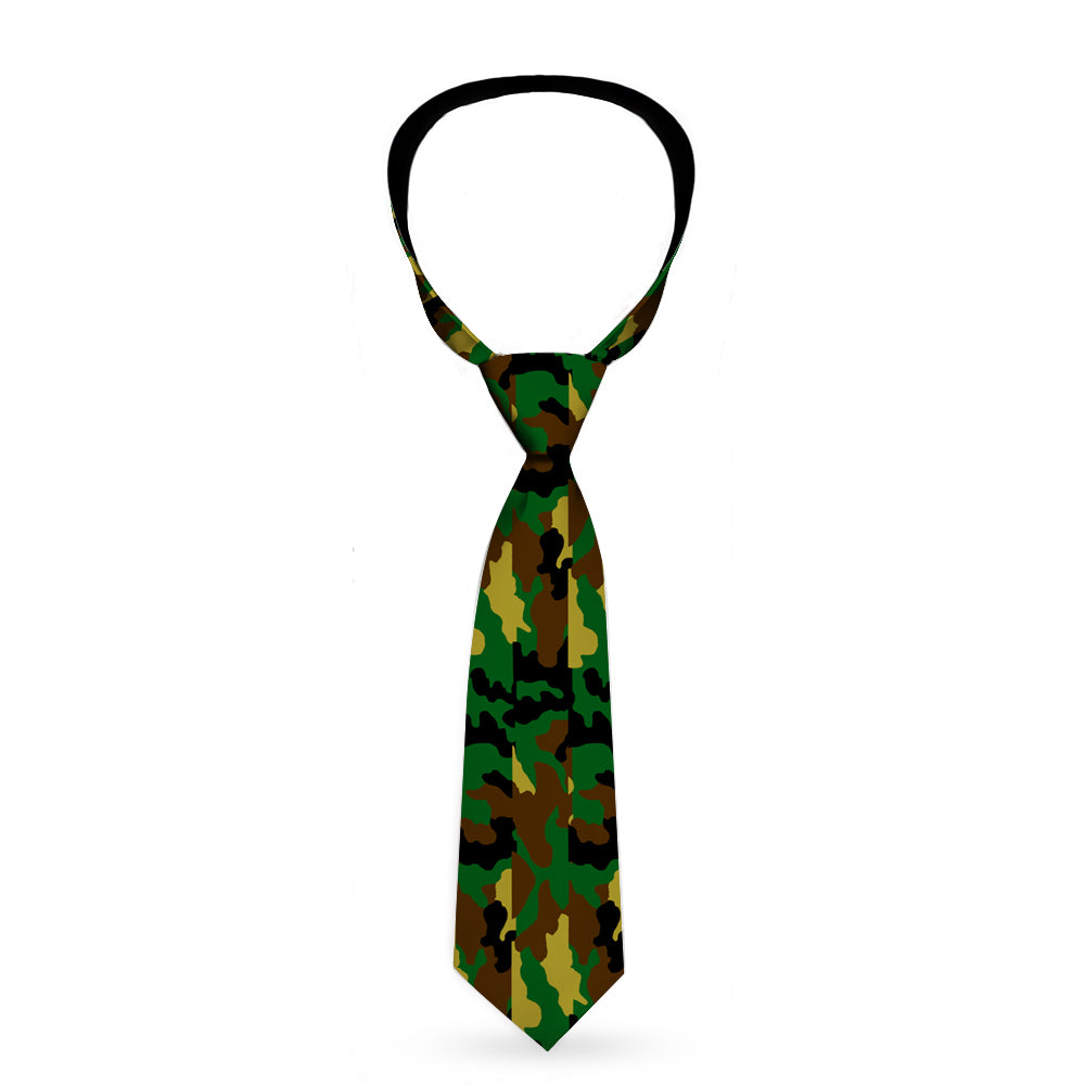 Necktie Standard - Camo Olive Neckties Buckle-Down   