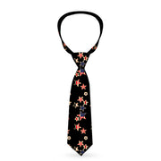 Buckle-Down Necktie - Americana Stars & Flags Black/Red/White/Blue Neckties Buckle-Down   