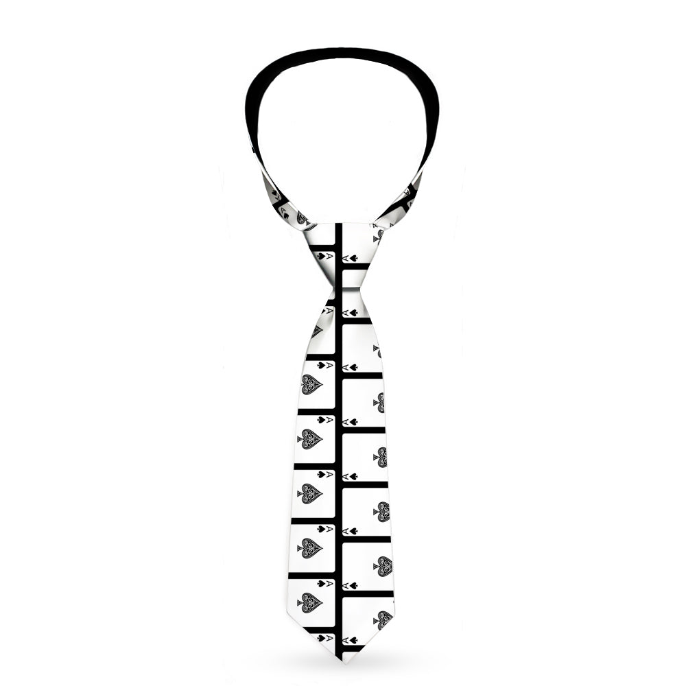 Buckle-Down Necktie - Ace of Spades Neckties Buckle-Down   