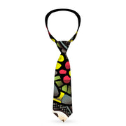 Buckle-Down Necktie - Born to Raise Hell Gray Neckties Buckle-Down   