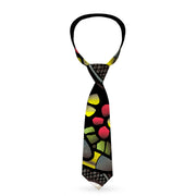 Buckle-Down Necktie - Born to Raise Hell C/U Black Neckties Buckle-Down   