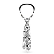 Buckle-Down Necktie - Bandana/Skulls White/Black Neckties Buckle-Down   