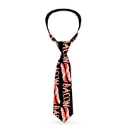 Buckle-Down Necktie - Bacon w/Text2 Neckties Buckle-Down   