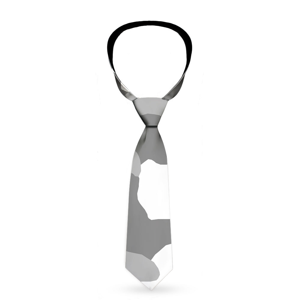 Buckle-Down Necktie - Camo White Neckties Buckle-Down   