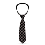 Necktie Standard - Checker Weathered Black/Gray Neckties Buckle-Down   