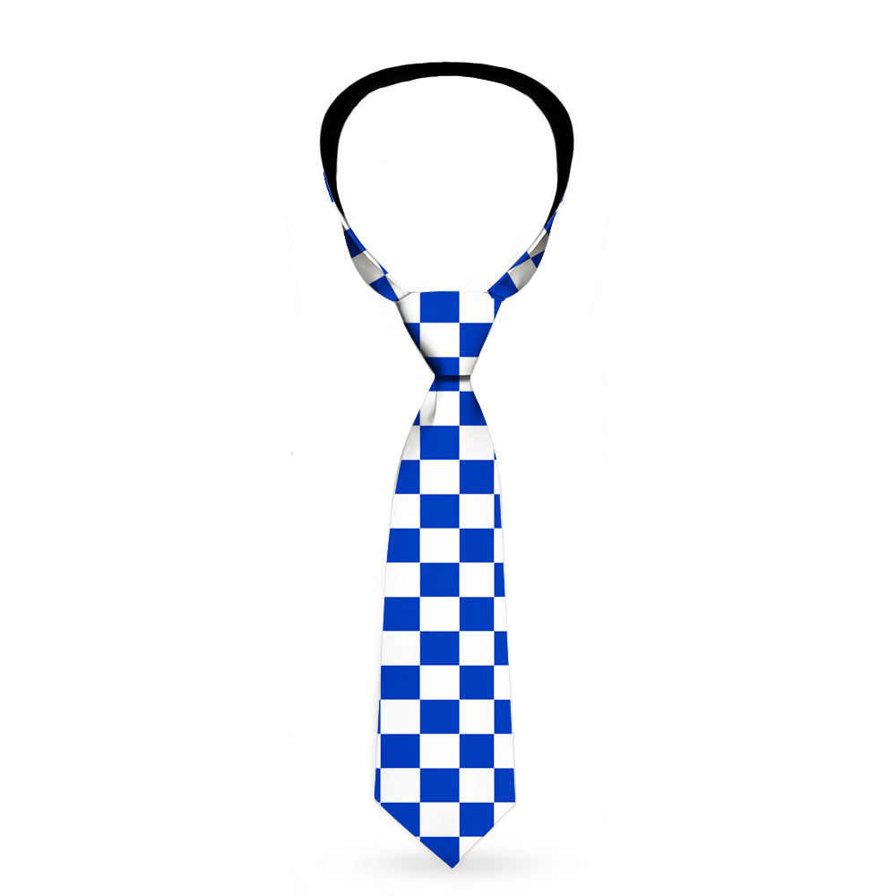 Buckle-Down Necktie - Checker BlueKU/White Neckties Buckle-Down   