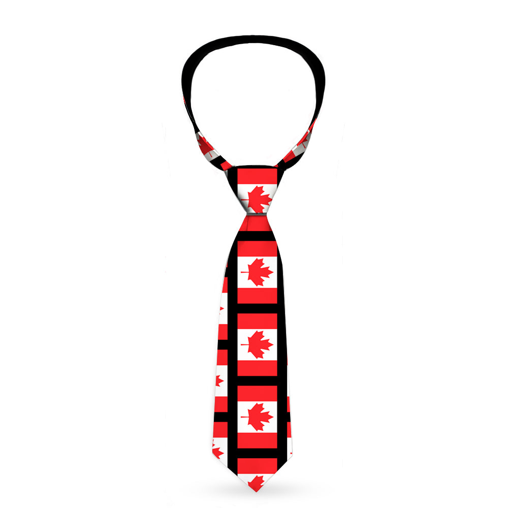 Buckle-Down Necktie - Canada Flags Neckties Buckle-Down   