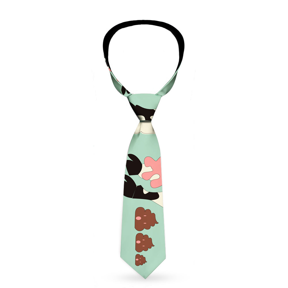 Buckle-Down Necktie - Cow Poops Color Neckties Buckle-Down   